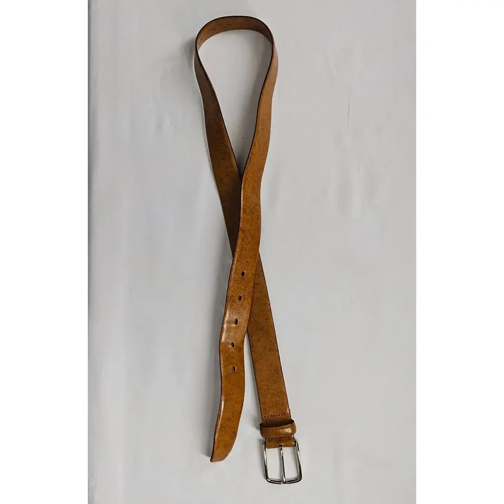 ZARA LEATHER BELT – SIZE 85CM (33-34) – MADE IN SPAIN – 40